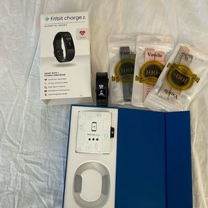 Fitbit Charge 2 size L with extra bands